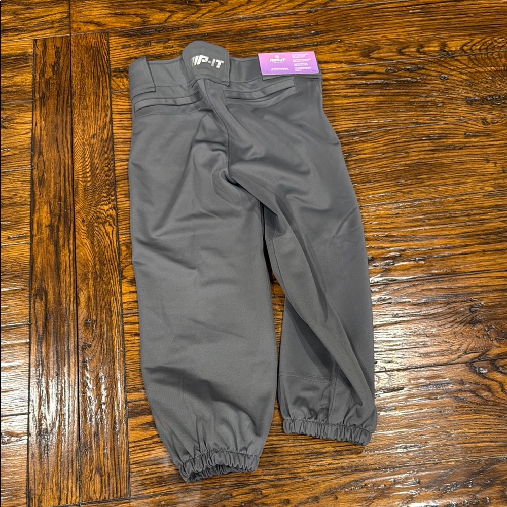 NEW Rip-it youth XL gray grey softball pants